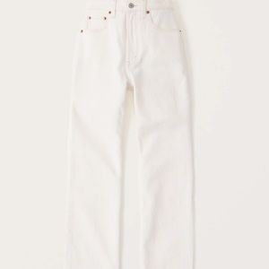 Abercrombie Ultra High Rise Straight Leg Jeans